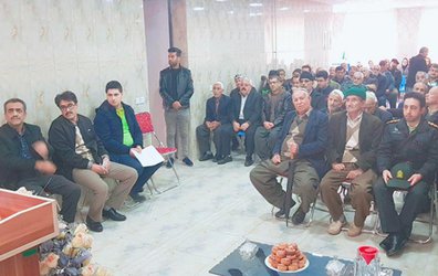 جلسه توجیهی در خصوص وصول مطالبات در روستای صلوات‌آباد برگزار شد