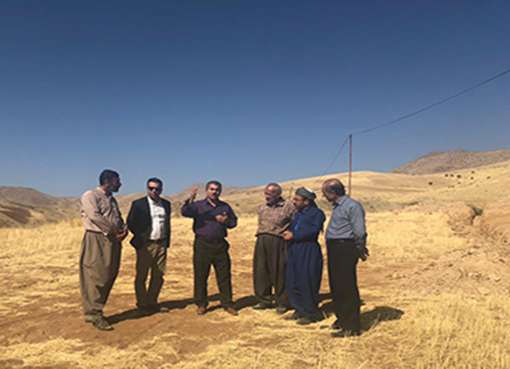 بازدیدمدیرعامل شرکت آبفار کردستان ازروند اجرایی پروژه مجتمع آبرسانی خورخوره شهرستان سقز