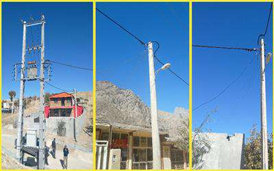 بهره برداری از 3 پروژه برق رسانی در شهرستان کیار چهارمحال وبختیاری