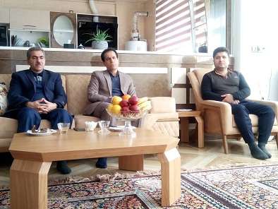 دیدار مدیرعامل شرکت آبفار کردستان از خانواده محترم فرزند شهید همکار در امور آبفار شهرستان بانه