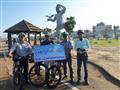 دوچرخه سواران نیشابوری مسافت چهارصد کیلومتری بوشهر تا آبادان را رکاب می زنند