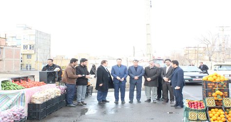 افتتاح بازارچه میوه و دست فروشان آذرشهر