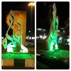 نصب المان  "یا فاطمه" در خیابان شهید بهشتی