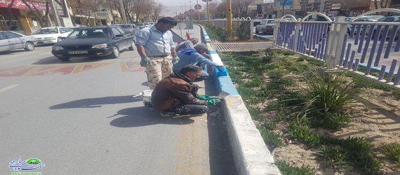 گزارش تصویری /خانه تکانی شهر برای استقبال از بهار / روایتی از اقدام و تلاش در حوزه خدمات شهری  شهرداری مبارکه