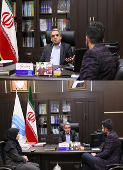 نشست مدیرعامل شرکت آب منطقه ای زنجان با خبرنگار خبرگزاری تسنیم