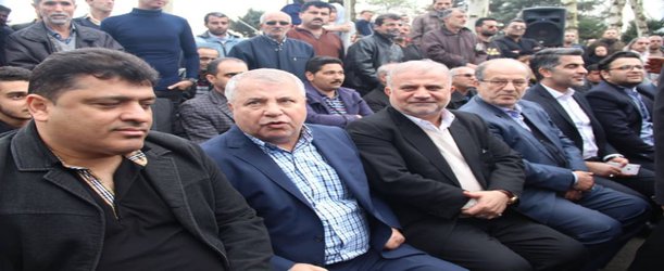 حضور اعضای شورای اسلامی شهر رشت در مراسم بزرگداشت زنده یاد "غلامرضا صومی" بنیانگذار باشگاه سپیدرود