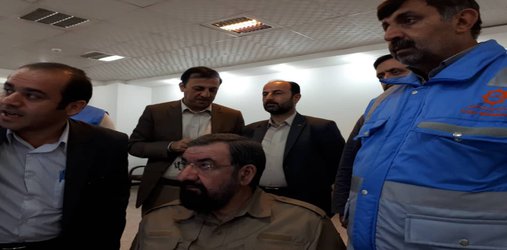 دبیر مجمع تشخیص مصلحت نظام از مرکز کنترل حوادث مدیریت بحران خوزستان بازدید کرد