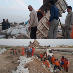 شهردار خرمشهر از تقویت سیل بند احداثی بلوار ساحلی به طول ۱/۵ کیلومتر خبرداد