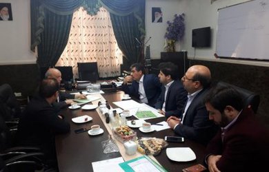 جلسه بررسی طرح پیشنهادی احداث باغ ایرانی در دامغان
