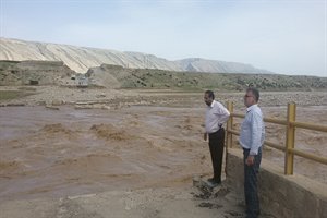 احداث پل موقت وحدت آباد ( راه ارتباطی روستاهای بخش ماژین شهرستان دره شهر استان ایلام با استانهای  ) ...