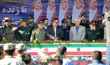 رژه نیرو های مسلح در تبریز با حضور شهردار
