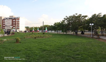 احداث پارک سردار شهید آذربایجان حسن باقری در شهرک خاوران