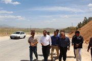 چهار خطه شدن خروجی شهر آبدانان به سمت دهلران  استان ایلام در راستای افزایش ایمنی ورودی و خروجی شهرها