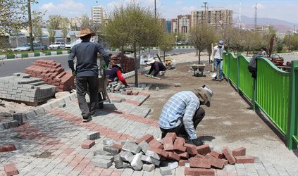 بهسازی مسیرهای پیاده‌روی حد فاصل میدان ائل گلی و طرح شبدری