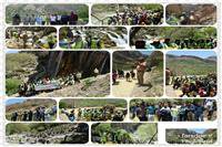 برگزاری برنامه پاک سازی و فرهنگ سازی مشارکتی تشکل های محیط زیست استان فارس در آبشار مارگون