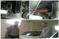 کشف و ضبط اسلحه شکاری در منطقه دودانگه شهرستان ساری
