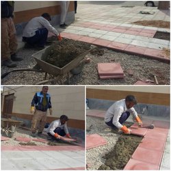 عملیات اجرایی پروژه کفپوش گذاری خیابان حجاب (مولوی)
