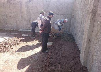 پایان عملیات زیرسازی و پوشش کانال جنب ساختمان معراج آرامستان قزوین