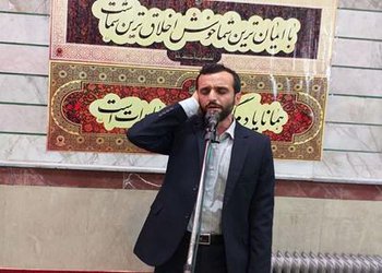 مسابقه گلبانگ اذان در مسجد لعل قزوین برگزار شد