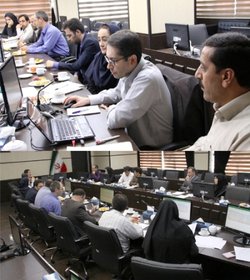 جلسه بررسی طرح ارزیابی عملکرد سال ۹۷ شرکت آب منطقه ای زنجان،برگزارشد.
