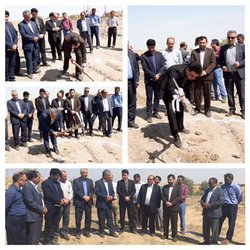 کلنگ تجهیز و راه اندازی چاه شماره. ۳ و احداث مخزن ۱۰۰۰ مترمکعبی مجتمع آبرسانی  شیرآباد به زمین زده شد