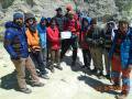 صعود گروه کوهنوردی سازمان به قله ۵۶۷۱ متری دماوند