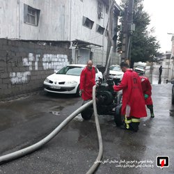 پوشش ۱۶ مورد حریق و حادثه توسط آتش نشانان شهر باران در ۲۴ ساعت گذشته /آتش نشانی رشت