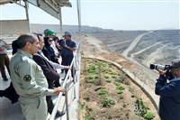بازدید مدیر کل دفتر ارزیابی سازمان حفاظت محیط زیست کشور و مدیر کل حفاظت محیط زیست استان کرمان از معدن شماره سه گل گهر وابسته به شرکت گهرزمین