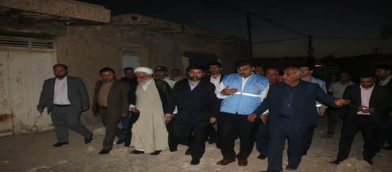 بازدید میدانی استاندار ومدیر کل مدیریت بحران خوزستان از مناطق زلزله زده مسجدسلیمان