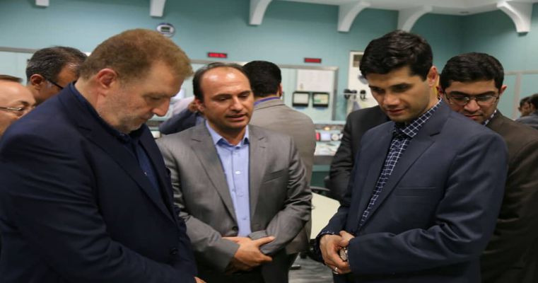 بازدید مدیرعامل صندوق بازنشستگی کشور از نیروگاه حرارتی تبریز