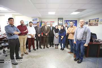 مدیرعامل سازمان ملی زمین و مسکن به مناسبت روز خبرنگار از پایگاه خبری وزارت راه و شهرسازی بازدید کرد