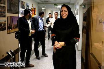 بازدید رییس سازمان هواشناسی از پایگاه خبری وزارت راه و شهرسازی و تبریک روز خبرنگار