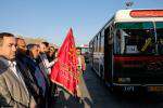 320 اتوبوسران به همراه 103 دستگاه اتوبوس شهرداری مشهد راهی نجف شدند