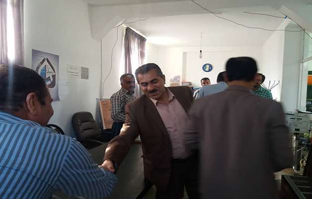 دیدارمدیرعامل شرکت آبفار کردستان از اداره امور آبفار شهرستان سنندج