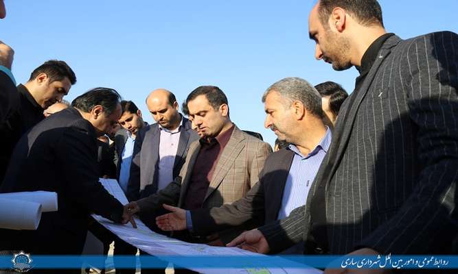 بازدید شهردار ساری از روند بازگشایی مسیر پل کابلی شهید رنجبر تا پل های شهید نوری