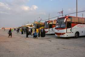 ۱۰۰ درصد ناوگان اتوبوسی حمل و نقل جاده‌ای در اختیار زائران اربعین قرار می‌گیرد