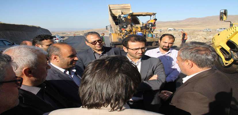 پروژه های بزرگراهی در حال احداث استان اردبیل مورد بازدید قرار گرفت