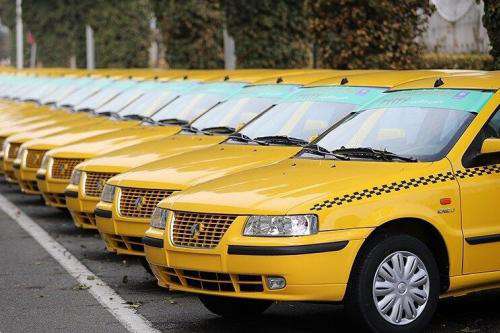 آغاز تحویل تاکسی های جدید به تاکسیرانان