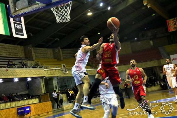 ششمین پیروزی متوالی بسکتبال شهرداری گرگان در لیگ برتر