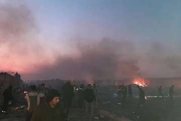 سقوط هواپیمای مسافری اوکراینی پس از برخاست از فرودگاه حضرت امام (ره)