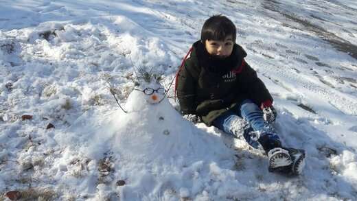 برگزاری جشنواره تفریحی آدم برفی در پارک بانوان رضوان