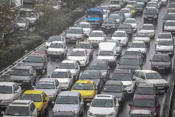 ترافیک سنگین در برخی مقاطع محورهای هراز، چالوس و فیروزکوه