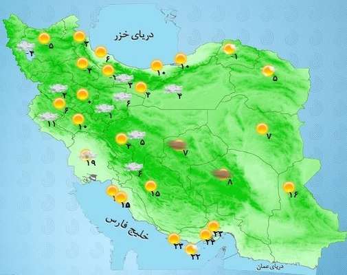 هواشناسی ایران ۹۸/۱۱/۲۶|برف وباران در ۱۹ استان/ مردم از سفرهای غیرضروری خودداری کنند