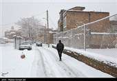 بارش برف و باران در ۲۳ استان