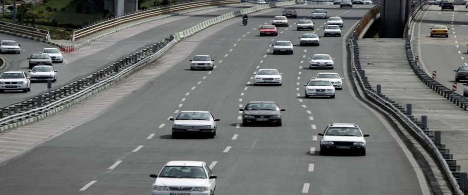وضعیت ترافیک محور‌های مواصلاتی در ۲۲ اسفند