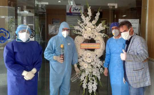 تقدیر شرکت آب و فاضلاب استان گیلان از کادر درمانی بیمارستان ها در مبارزه با ویروس کرونا