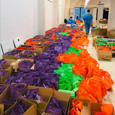 توزیع ۱۰ هزار بسته بهداشتی در حاشیه شهر