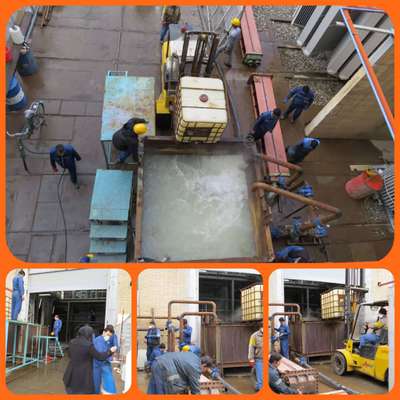فعالیتهای انجام شده بخش شیمی در تعمیرات اساسی واحد۱۲۰ مگاواتی نیروگاه اصفهان