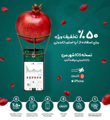 رونمایی از نسخه ios جهت رفاه حال شهروندان