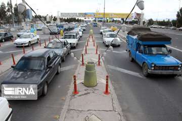 ترافیک سنگین در محورهای ورودی به سمت تهران